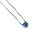 Round Attached Opal Necklace
