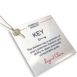 Realistic CZ Key Necklace