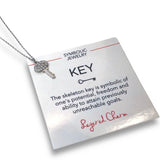 Realistic CZ Key Necklace