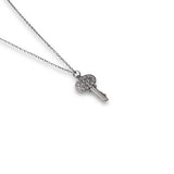 Realistic CZ Key Necklace