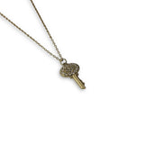 Realistic CZ Key Necklace