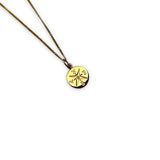 14KT Plated Compass Necklace