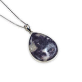 Teardrop Lepidolite Necklace