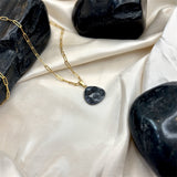 14K Gold Filled Pear Shaped Gemstone Necklace
