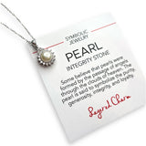 Halo Pearl Necklace