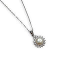 Halo Pearl Necklace