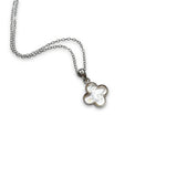 Mother of Pearl Clover Necklace