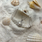 Halo Pearl Necklace