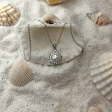 Halo Pearl Necklace