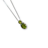 Oval Slider Gemstone Necklace