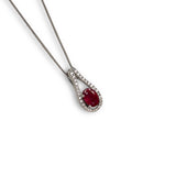 Semi-Precious CZ Slider Necklace