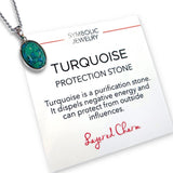 Turquoise Oval Shape Necklace