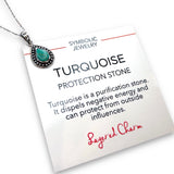 Teardrop Bali Turquoise Necklace