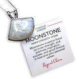 Fan Formed Gemstone Necklace