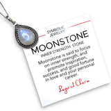 Bali Inspired Teardrop Stone Necklace