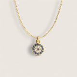 Guardian Gaze - Evil Eye Round Necklace