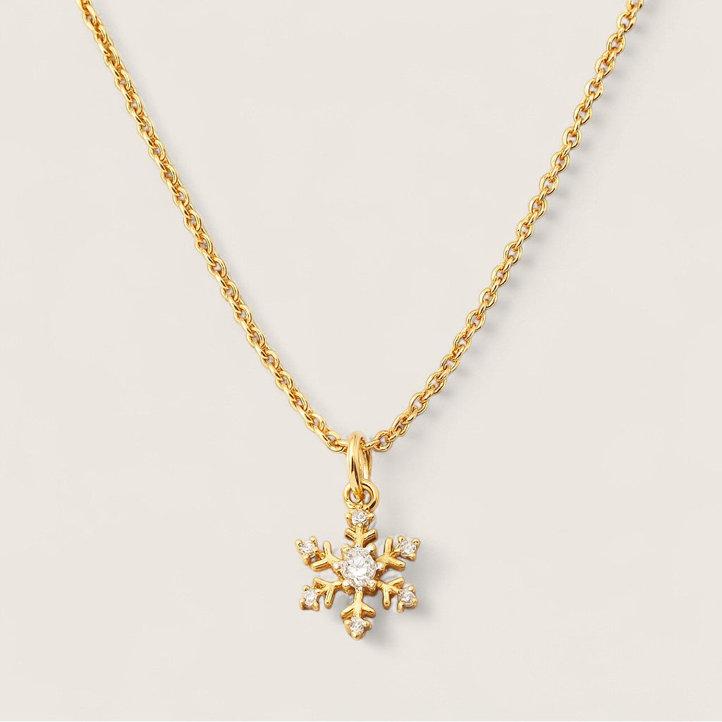 Winter Radiance - Snowflake Necklace