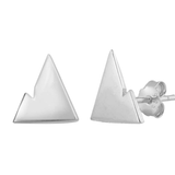 Silhouette Mountain Earring Studs