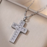 Fashion Bling Cross Necklace
