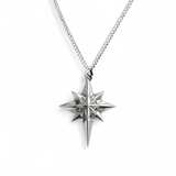 Starbreaker Necklace - Steel Edgy Star Necklace