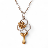 The Honeycomb Embrace Necklace