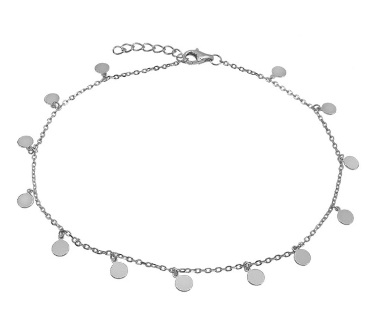 Chain & Circles Anklet
