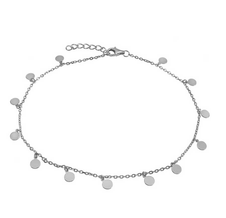 Chain & Circles Anklet
