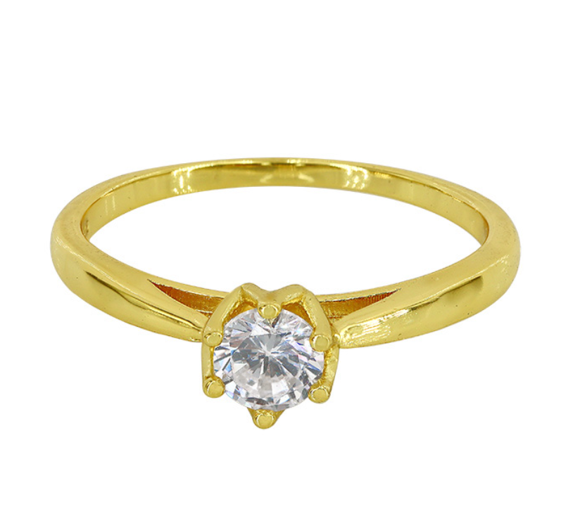 Solitaire 4mm Ring