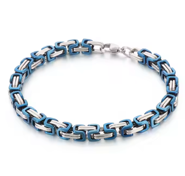 Steel Byzantine Bracelet
