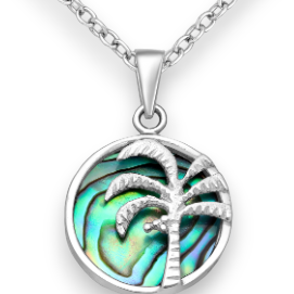 Shell Palm Tree Necklace