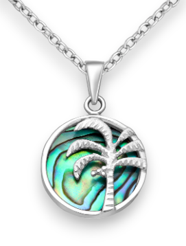 Shell Palm Tree Necklace