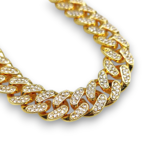 The Avalanche – 12.5 mm Iced Curb Chain