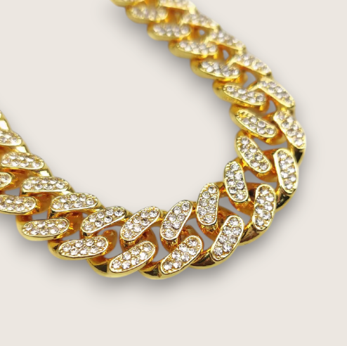 The Avalanche – 12.5 mm Iced Curb Chain