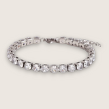 The Icefall – Stainless Steel Tennis Bracelet