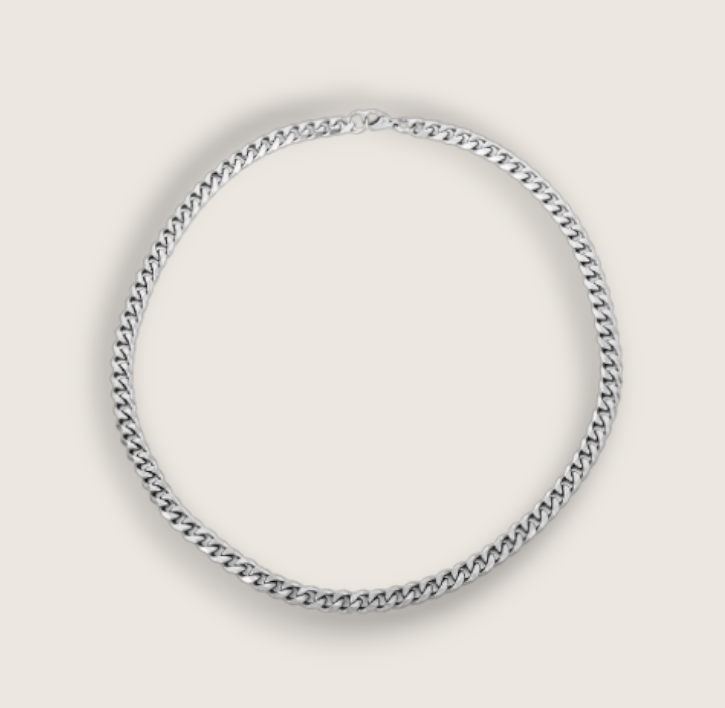 The Ironclad –  Steel Cuban Curb Chain