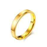 The Radiant Bevel – Polished Flat Tungsten Ring