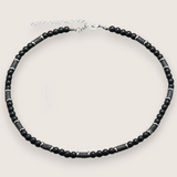 The Ember Forge –Stone & Lava Rock Necklace