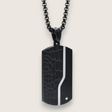 The Shadowstrike – Steel Dog Tag Necklace