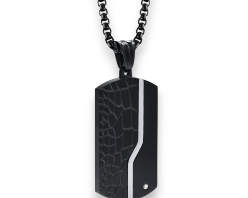 The Shadowstrike – Steel Dog Tag Necklace