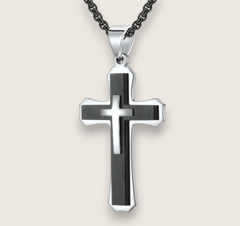 The Trinity - Layered Cross Necklace