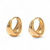 The Elysian – Steel Huggie Hoops