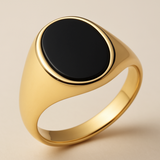 The Zenith – Oval Stone Signet Ring