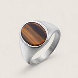 The Zenith – Oval Stone Signet Ring