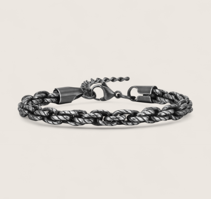 The Vanguard – 6 mm Cuban Rope Bracelet