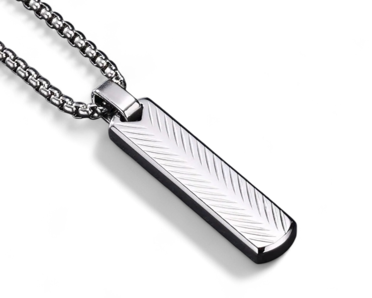 The Axis – Steel Bar Necklace