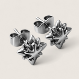 Starbreaker Studs – 8mm Edgy Star Steel Earrings