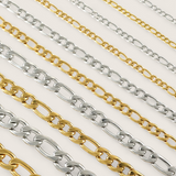 The Pulse -  Figaro Steel Chain Necklace