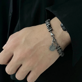 The Relic – Antique-Geometric Steel Bracelet
