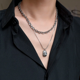 Molten Arc Duo Necklace