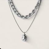 Molten Arc Duo Necklace